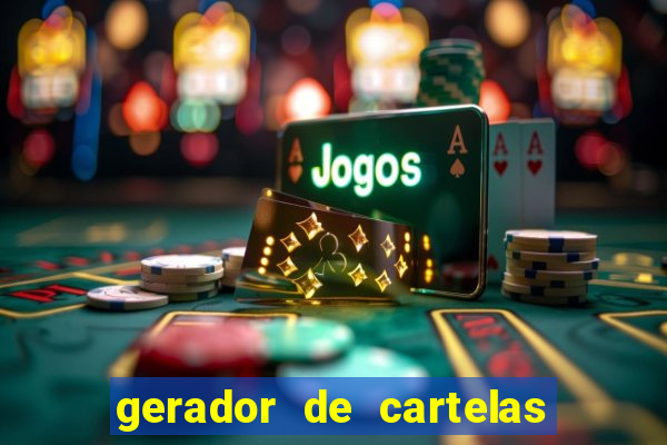 gerador de cartelas de bingo 1 a 99